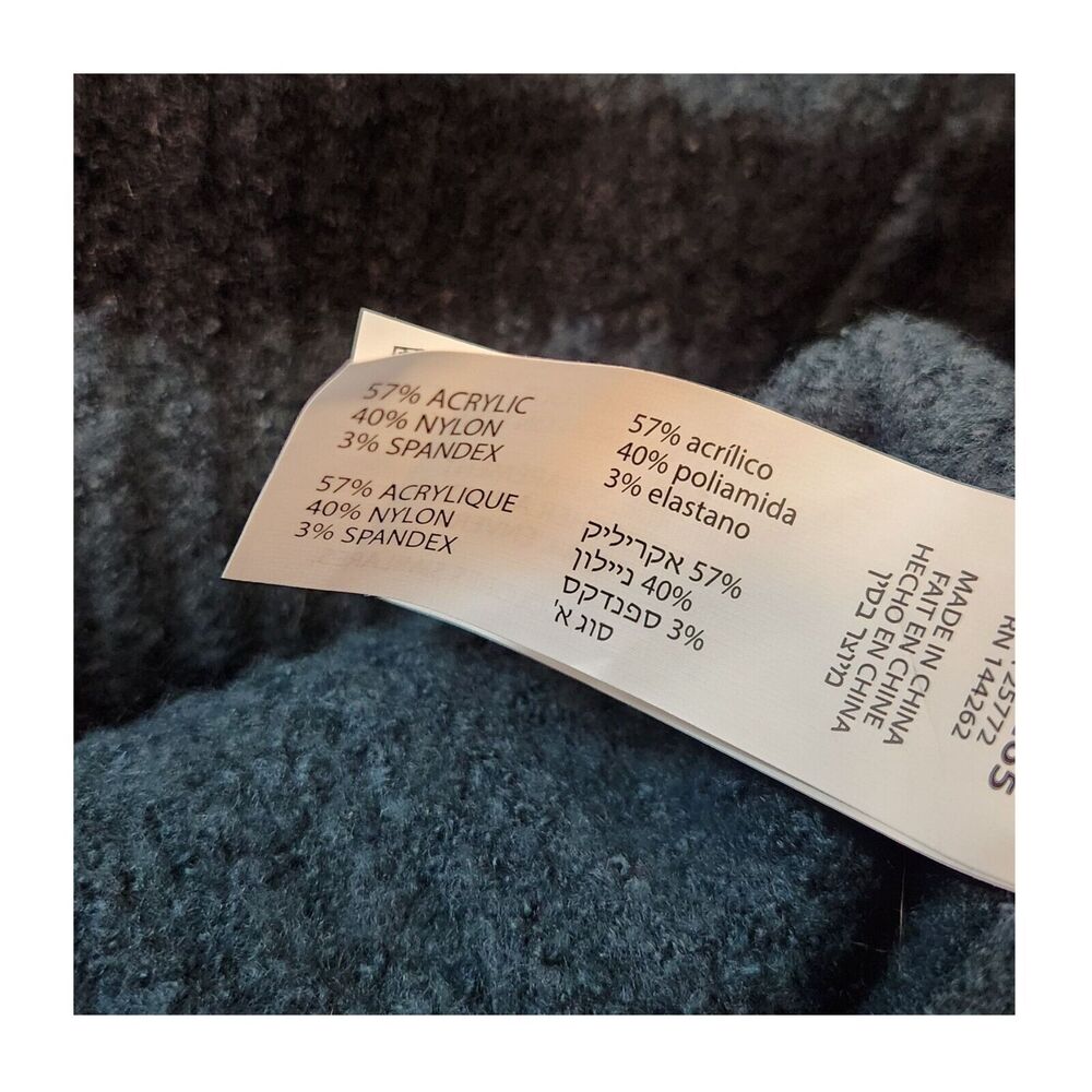 Dex Teal Long Sleeve Open Front Duster Cardigan Sweater Medium NWT - Picture 6 of 7